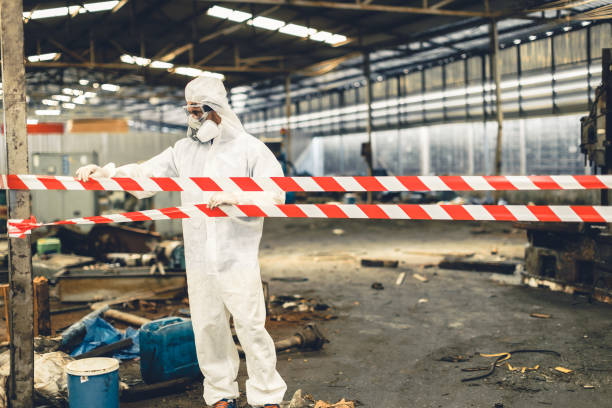 Professional Infectious Disease Decontamination technician working in West Fork, AR